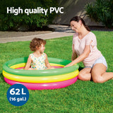 Bestway Inflatable Kids Splash Pool - Fun Above Ground Water Play 102x102x25cm