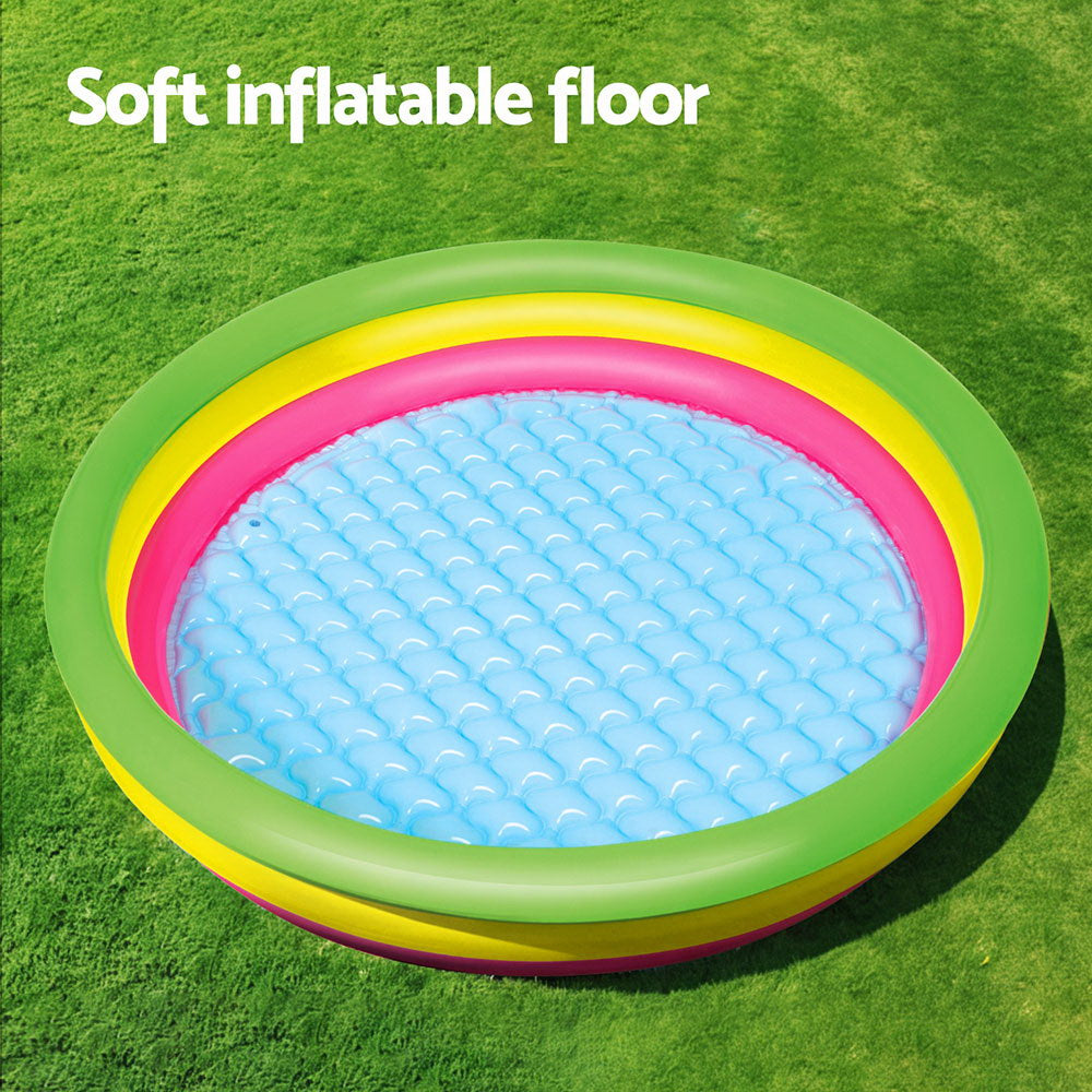 Bestway Inflatable Kids Splash Pool - Fun Above Ground Water Play 102x102x25cm