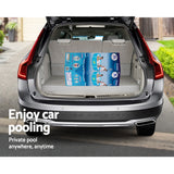 Bestway Kids Pool 152x38cm Round Steel Frame Swimming Pools Above Ground 580L - 45-Degree Angle
