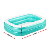 Bestway Kids Pool 200x146x48cm Inflatable Above Ground Swimming Pools 450L - Front View