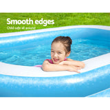 Bestway Kids Pool 262x175x51cm Inflatable Above Ground Swimming Pools 778L - Rear View