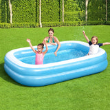 Bestway Kids Pool 262x175x51cm Inflatable Above Ground Swimming Pools 778L - Close-Up Angle