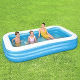Bestway Kids Pool 305x183x56cm Inflatable Above Ground Swimming Pools 1161L - Close-Up Angle