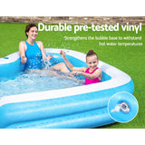 Bestway Kids Pool 305x274x46cm Inflatable Above Ground Swimming Pools 1207L - Rear View