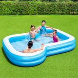 Bestway Kids Pool 305x274x46cm Inflatable Above Ground Swimming Pools 1207L - Close-Up Angle