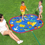 Bestway Kids Splash Pad Pool Sprinkler Spray Play Mat Water Fun Toys 170cm x140cm - Close-Up Angle