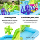 Bestway Kids Pool 239x206x86cm Inflatable Above Ground Swimming Play Pools 308L - 45-Degree Angle