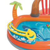 Bestway Kids Pool 265x265x104cm Inflatable Above Ground Swimming Play Pools 208L - Side View
