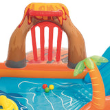 Bestway Kids Pool 265x265x104cm Inflatable Above Ground Swimming Play Pools 208L - Top-Down View