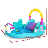 Bestway Kids Pool 274x198x137cm Inflatable Above Ground Swimming Play Pools 220L - Front View