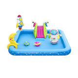 Bestway Kids Pool 228x206x84cm Inflatable Above Ground Swimming Play Pools 308L - Side View