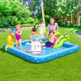 Bestway Kids Pool 228x206x84cm Inflatable Above Ground Swimming Play Pools 308L - Close-Up Angle