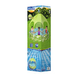 Bestway Kids Pool 244x51cm Steel Frame Swimming Play Pools Canopy 1688L - Side View