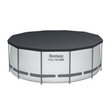 Bestway 366cm Swimming Pool Above Ground Pools Round Filter Pump Cover Ladder - Side View