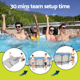 Bestway 366cm Swimming Pool Above Ground Pools Round Filter Pump Cover Ladder - Rear View