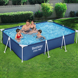 Bestway Swimming Pool 300x201x66cm Steel Frame Above Ground Pools 3300L - Close-Up Angle