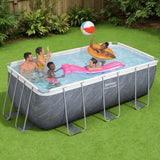 Bestway Swimming Pool 412x201x122cm Steel Frame Pool Set w/Pump Ladder - Close-Up Angle