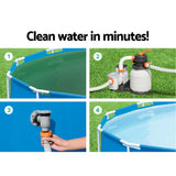 Bestway Pool Pump Sand Filter 1500GPH 5678L/H Pools Flowclear™ Filters - Top-Down View