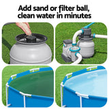 Bestway Pool Pump Sand Filter 1500GPH 5678L/H Pools Flowclear™ Filters - Rear View