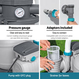 Bestway Pool Pump Sand Filter 1500GPH 5678L/H Pools Flowclear™ Filters - Extra Image