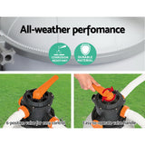 Bestway Pool Pump Sand Filter 2200GPH 8327L/H Pools Flowclear Filters - 45-Degree Angle
