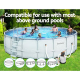 Bestway Pool Pump Sand Filter 2200GPH 8327L/H Pools Flowclear Filters - Close-Up Angle