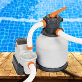 Bestway Pool Pump Sand Filter 2200GPH 8327L/H Pools Flowclear Filters - Low Angle