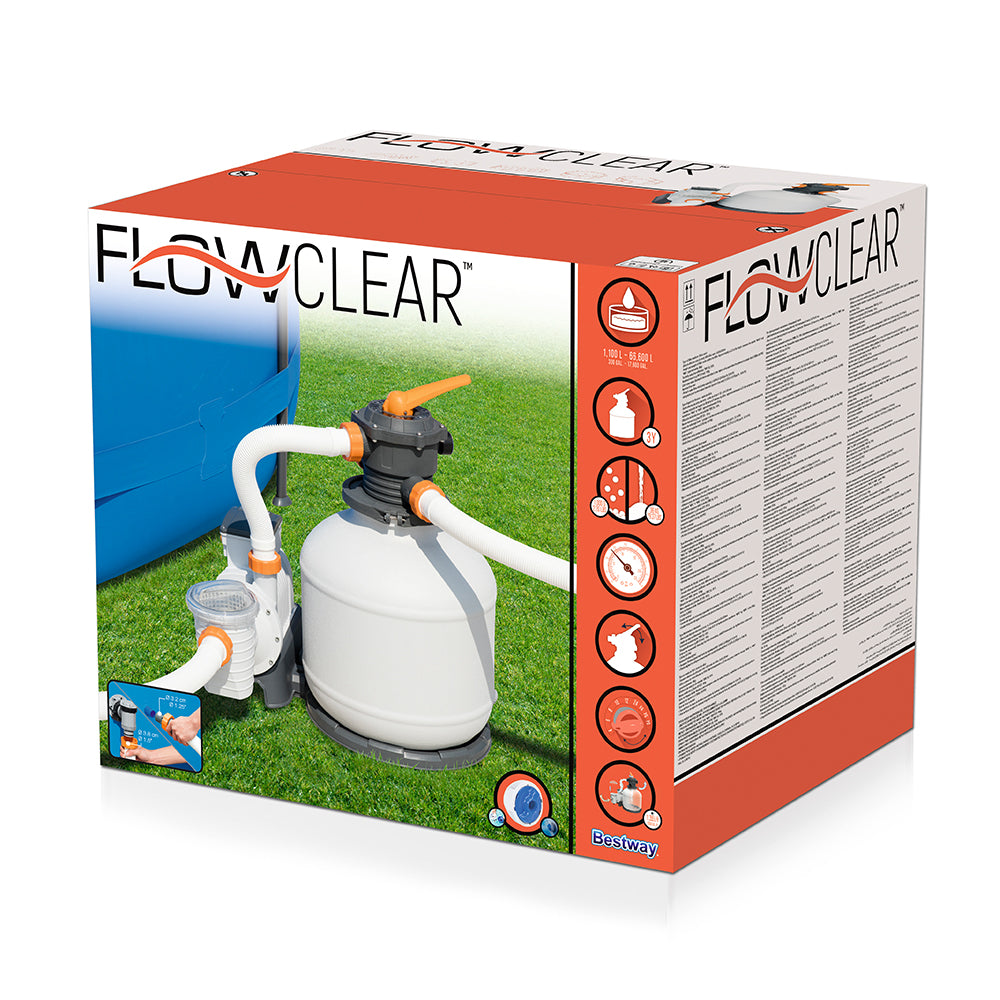 Bestway Pool Pump Sand Filter 3000GPH 11355L/H Pools Flowclear??Filters