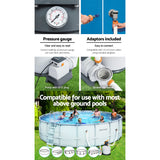 Bestway Pool Pump Sand Filter 3000GPH 11355L/H Pools Flowclear™ Filters - Rear View