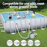 Bestway Pool Pump Sand Filter 3000GPH 11355L/H Pools Flowclear™ Filters - Extra Image