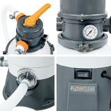 Bestway Pool Pump Sand Filter 800GPH 3028L/H Pools Flowclear Filters - Side View