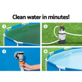 Bestway Pool Pump Sand Filter 800GPH 3028L/H Pools Flowclear Filters - Top-Down View