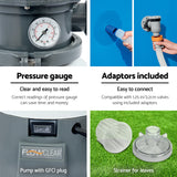 Bestway Pool Pump Sand Filter 800GPH 3028L/H Pools Flowclear Filters - Rear View
