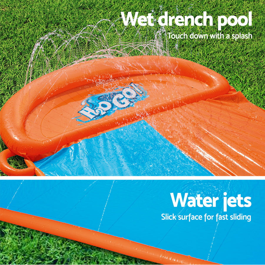 Bestway Water Slide Kids Slip 488cm Dual Slides Inflatable Splash Pad, image 5