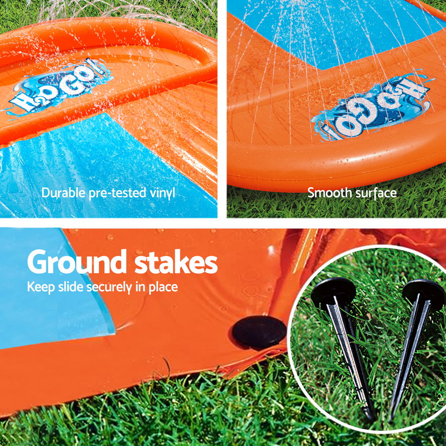 Bestway Water Slide Kids Slip 488cm Dual Slides Inflatable Splash Pad, image 6