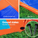 Bestway Water Slide Slip Kids 488cm Triple Slides - Rear View
