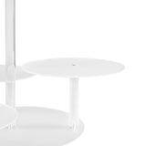 5-Star Chef Cake Stand 5 Tiers Acrylic Holder Display Round Clear Wedding Party - Top-Down View