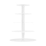 5-Star Chef Cake Stand 5 Tiers Acrylic Holder Display Round Clear Wedding Party