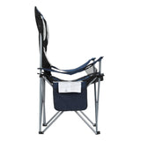 Weisshorn Camping Folding Chair Portable Outdoor Hiking Fishing Picnic Navy 2pcs - Top-Down View