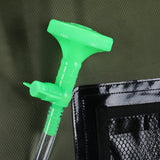 Weisshorn Camping Shower Bag 20L Set of 2 Portable Green Black - Side View