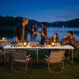 Weisshorn Folding Camping Table 240CM Portable Outdoor Picnic BBQ Aluminium Desk - Extra Image