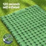 Weisshorn Self Inflating Mattress Camping Sleeping Mat Air Bed Pad Double Pillow - Close-Up Angle