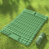 Weisshorn Self Inflating Mattress Camping Sleeping Mat Air Bed Pad Double Pillow - Rear View