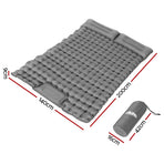 Weisshorn Self Inflating Mattress Camping Sleeping Mat Air Bed Double Pillow Bag, image 2