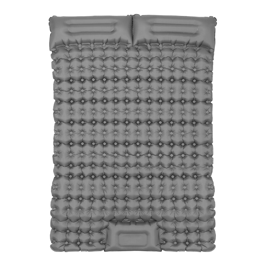 Weisshorn Self Inflating Mattress Camping Sleeping Mat Air Bed Double Pillow Bag, image 3