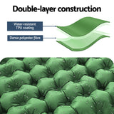 Weisshorn Self Inflating Mattress Camping Sleeping Mat Air Bed Pad Single Pillow - 45-Degree Angle