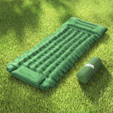 Weisshorn Self Inflating Mattress Camping Sleeping Mat Air Bed Pad Single Pillow - Close-Up Angle