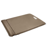 Weisshorn Self Inflating Mattress 10CM Camping Sleeping Mat Air Double Coffee - Side View
