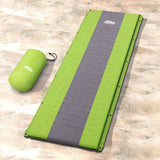 Weisshorn Green Self-Inflating Camping Sleeping Mat - Single Air Bed Pad - Low Angle