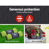 Weisshorn Self Inflating Mattress Camping Sleeping Mat Air Bed Pad Double Green - 45-Degree Angle